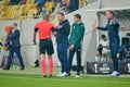 LVIV, UKRAINE - October 19, 2017: Coach Pal Dardai during the UEFA Europa League match between Zorya Luhansk vs Royalty Free Stock Photo