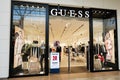 Lviv, Ukraine - October 09, 2022: Guess store in shopping mall galeria