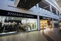 Lviv, Ukraine - October 09, 2022: Stefano Lompas, Carlo Pazolini, Giardini stores in shopping mall galeria