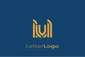 LVL Creative Unique Modern Letter Logo Design. Elegant Monogram Logo Design with Decorative Elements and Typography Royalty Free Stock Photo