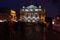 Lvov Opera house before perfomance