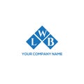 LWB letter logo design on white background. LWB creative initials letter logo concept. LWB letter design.LWB letter logo design on