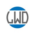 LWO letter logo design on white background. LWO creative initials circle logo concept. LWO letter design Royalty Free Stock Photo