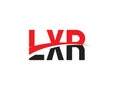 LXR Letter Initial Logo Design Royalty Free Stock Photo