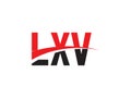 LXV Letter Initial Logo Design