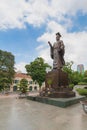 Ly Thai To statue in park near Sword lake in Hanoi, Vietnam.