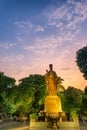 Ly Thai To statue in park near Sword lake in Hanoi, Vietnam Royalty Free Stock Photo