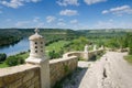Lyadova, Ukraine, 09-08-2018: View to Lyadova Monastery, which is located in Vinnytsia region of Ukraine