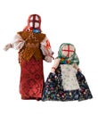 Lyalka motanka handmade. Ukrainian national doll amulet, silt patches and threads are made without a needle. Symbol of
