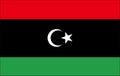 National flag of the state of Libya. Vector EPS 10