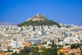 Lycabettus hill at Athens, Greece Royalty Free Stock Photo