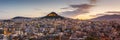 Lycabettus hill in Athens.