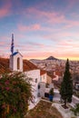 Lycabettus hill in Athens