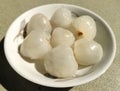 Lychee. Fresh lychees. Royalty Free Stock Photo