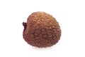 Lychee Fruit on isolated white backgrount Royalty Free Stock Photo