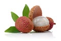 Lychee fruits Royalty Free Stock Photo