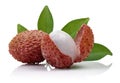 Lychee fruits Royalty Free Stock Photo