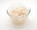 Lychee with ice dessert Royalty Free Stock Photo