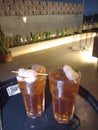 Lychee Iced Tea photo Royalty Free Stock Photo