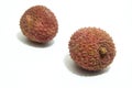 Lychees exotic fruit Royalty Free Stock Photo