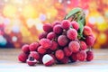 lychees on table and colorful background, fresh ripe lychee fruit tropical fruit peeled lychees slice in Thailand