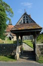 Lychgate. The Church of The Holy Cross, Bignor, Sussex, UK Royalty Free Stock Photo