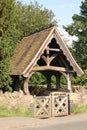 Lychgate at Madresfield Church, England Royalty Free Stock Photo