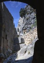 Lycian rock-cut tombs, Myra, Turkey Royalty Free Stock Photo