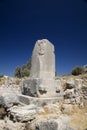 Lycian monument at Xanthos, Turkey Royalty Free Stock Photo