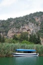 Lycian rock tombs Royalty Free Stock Photo