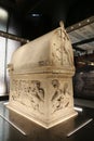 Lycian sarcophagus of Sidon in Istanbul Archaeological Museums, Istanbul, Turkey