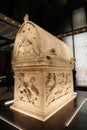 Lycian Sarcophagus of Sidon in Istanbul Archaeology Museum, Istanbul, Turkey