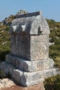 Lycian tomb in Kalekoy, Kekova.