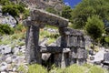 Lycian tomb, Pinara, Turkey Royalty Free Stock Photo