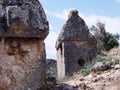 Lycian tomb in Tlos city Royalty Free Stock Photo