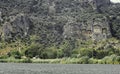 Lycian tombs above the Dalyan delta, Turkey