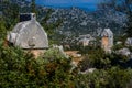 Lycian tombs of Simena Royalty Free Stock Photo