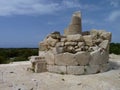 On the Lycian Way long-distance trail, Turkey: the ruined pharos or lighthouse at Patara