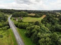 Lyduvenai town landscape in Lithuania, Europe