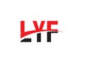 LYF Letter Initial Logo Design Royalty Free Stock Photo