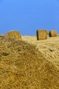 Straw stack Royalty Free Stock Photo