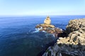 Cape Carvoeiro - Most Western point of the Peniche Peninsula Royalty Free Stock Photo