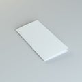 Lying blank two fold paper brochure Royalty Free Stock Photo