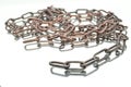 A Lying Brown Copper Chain