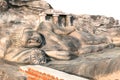 The lying buddha statue Royalty Free Stock Photo