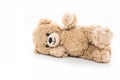 Lying soft bear toy