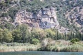 Lykian Rock Tombs, Dalyan Royalty Free Stock Photo