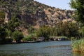 Lykian rock tombs. Dalyan,Turkey. Royalty Free Stock Photo