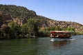 Lykian rock tombs. Dalyan,Turkey. Royalty Free Stock Photo