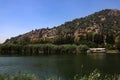 Lykian rock tombs. Dalyan,Turkey. Royalty Free Stock Photo